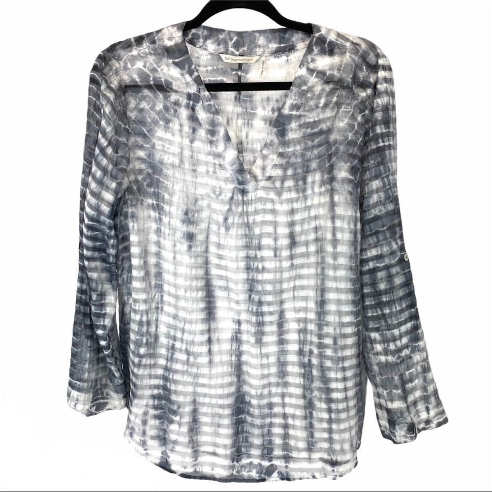 Soft Surroundings tie dye light weight semi sheer